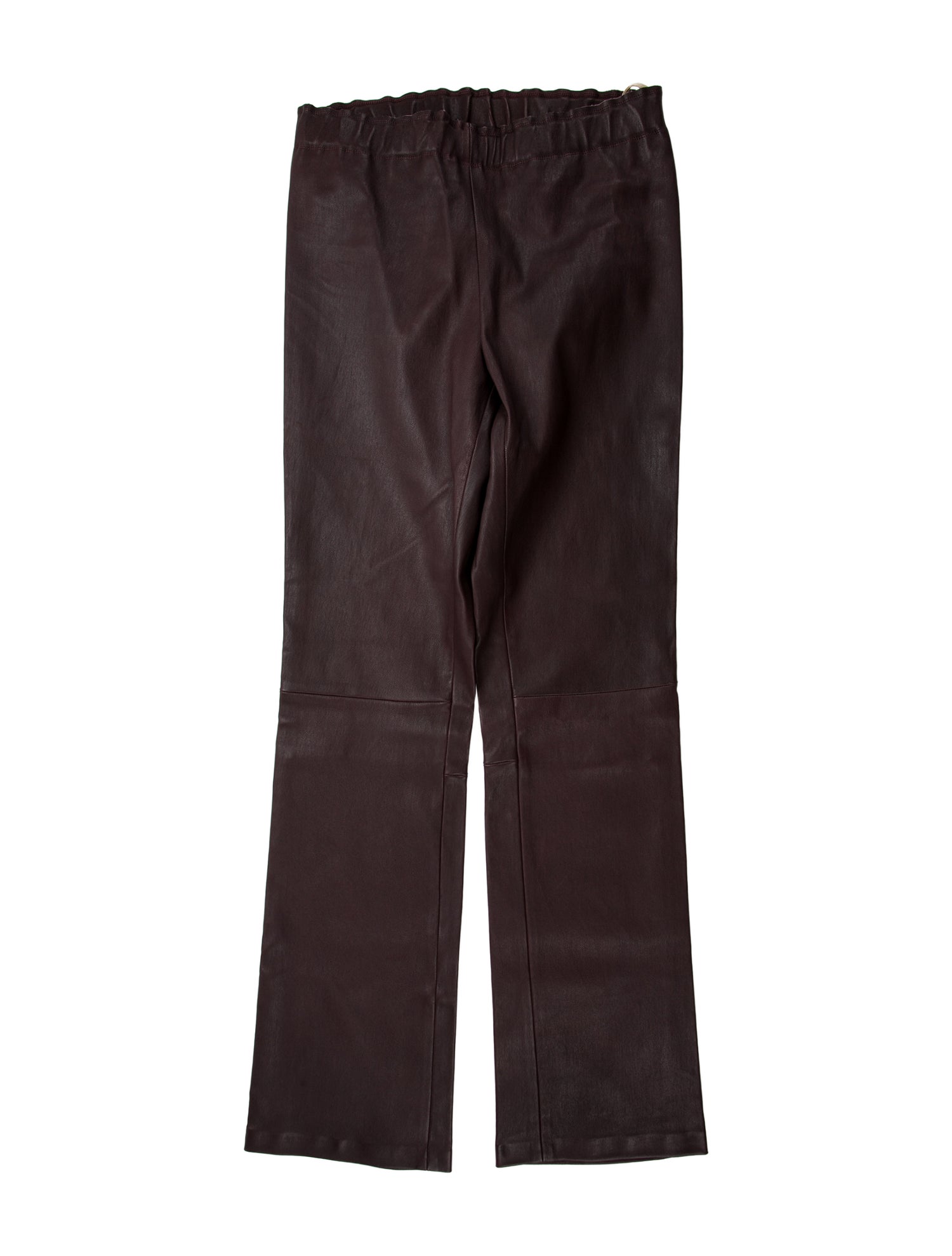 Stouls Lamb Leather Straight Leg Pants