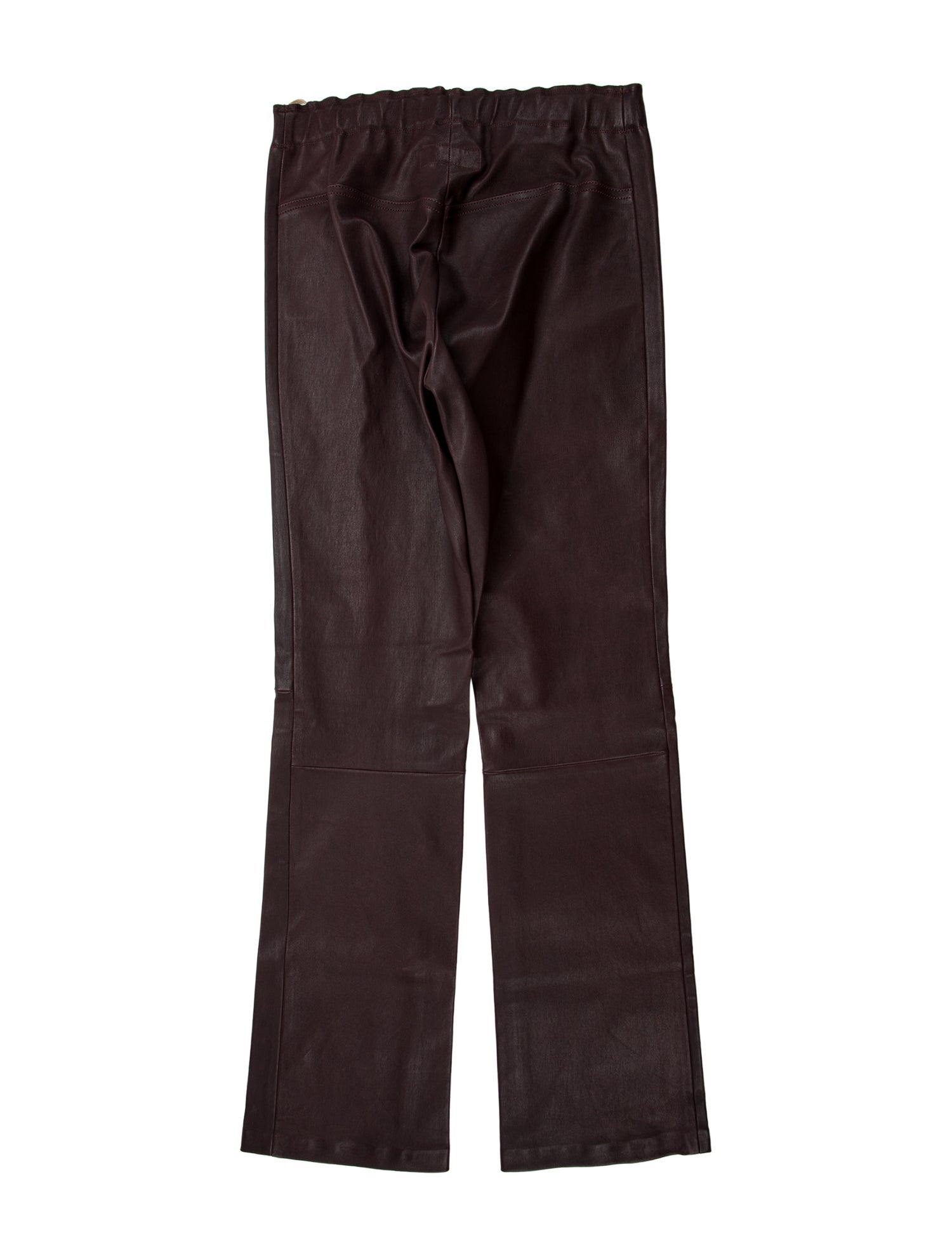 Stouls Lamb Leather Straight Leg Pants