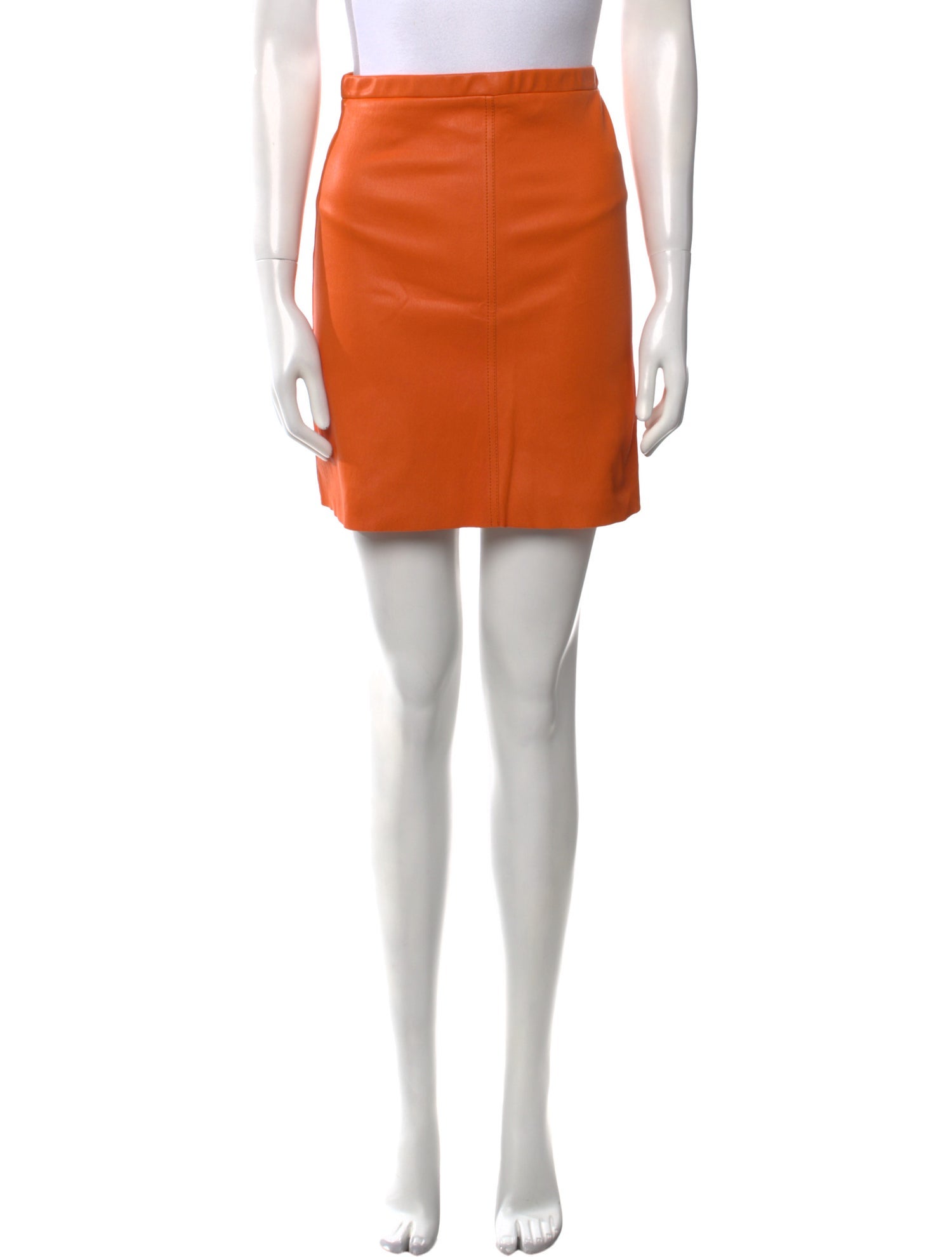 Stouls Leather Mini Skirt