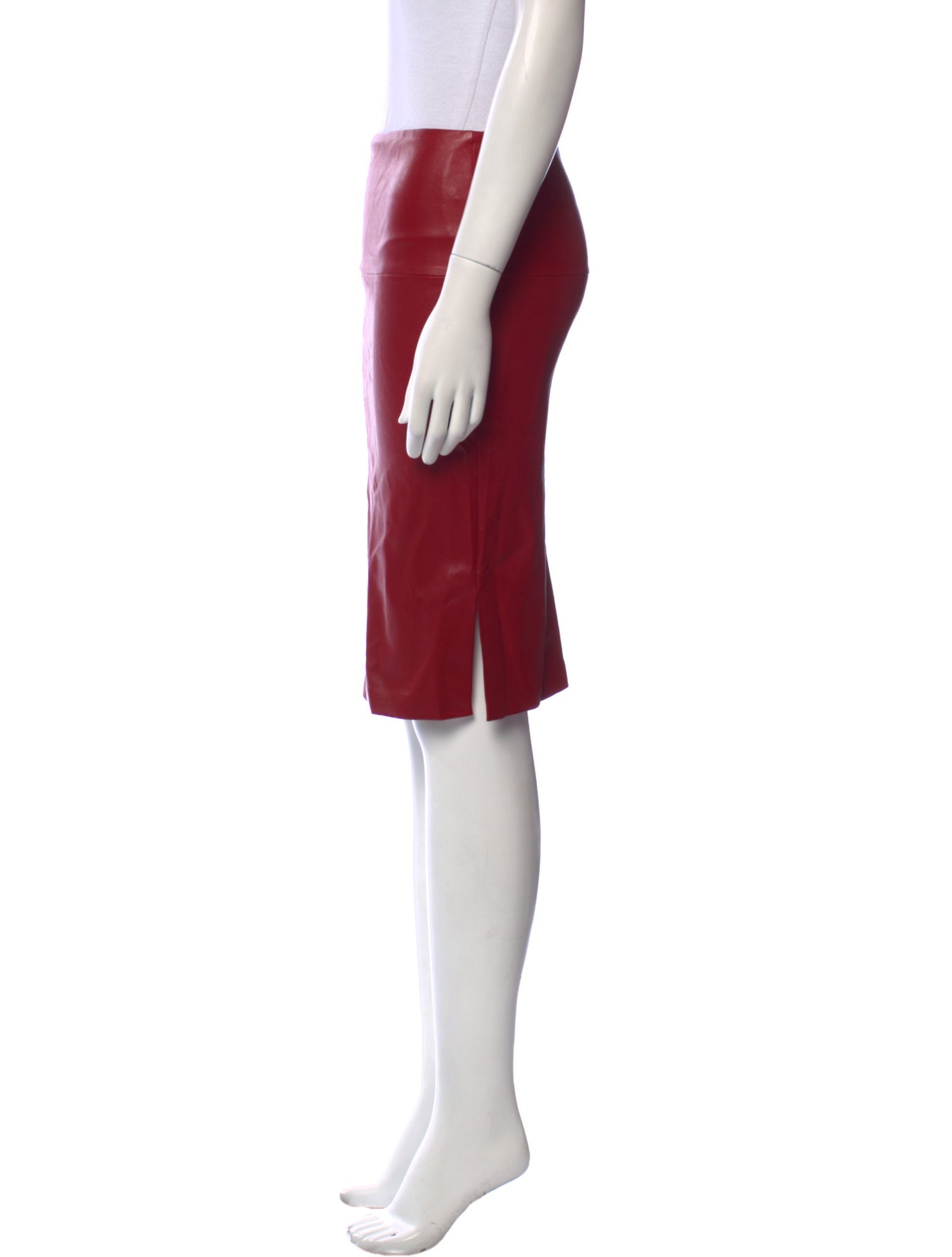 Stouls Pleated Accents Knee-Length Skirt