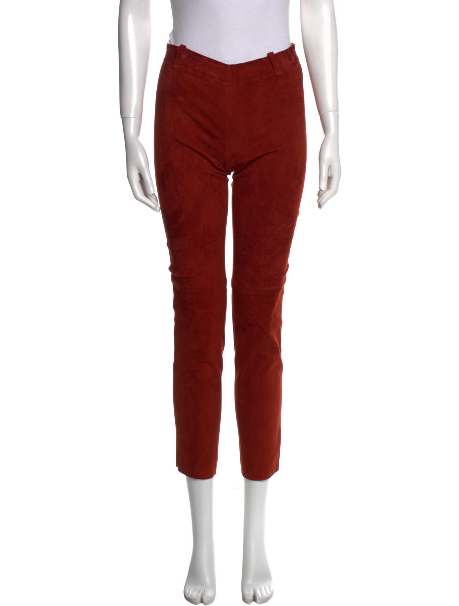 Stouls Lamb Leather Skinny Leg Pants