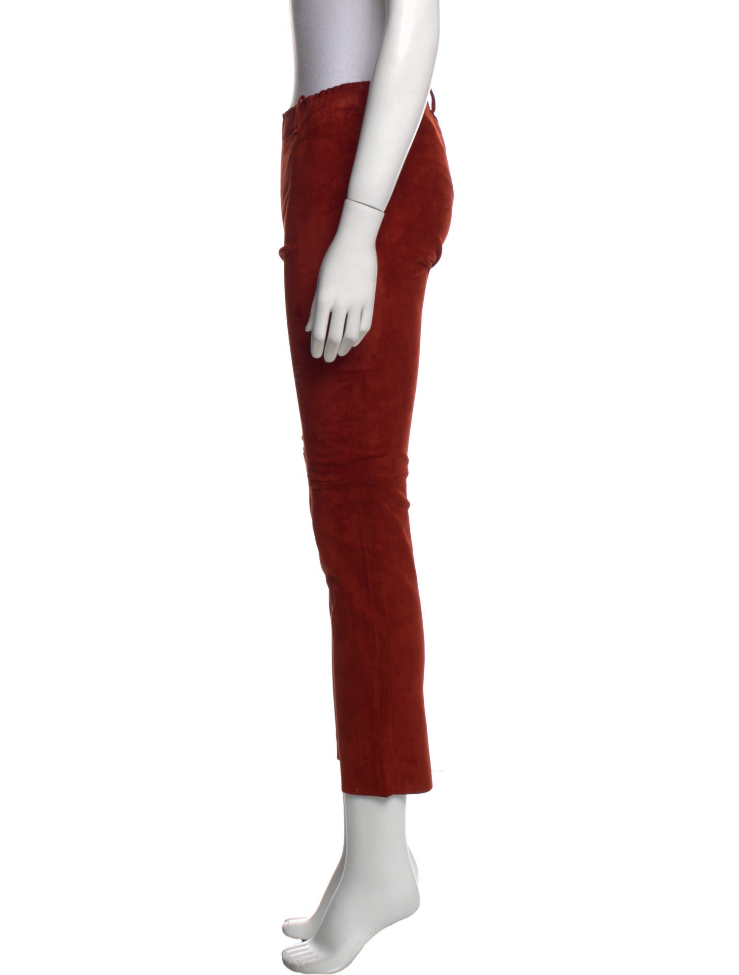 Stouls Lamb Leather Skinny Leg Pants