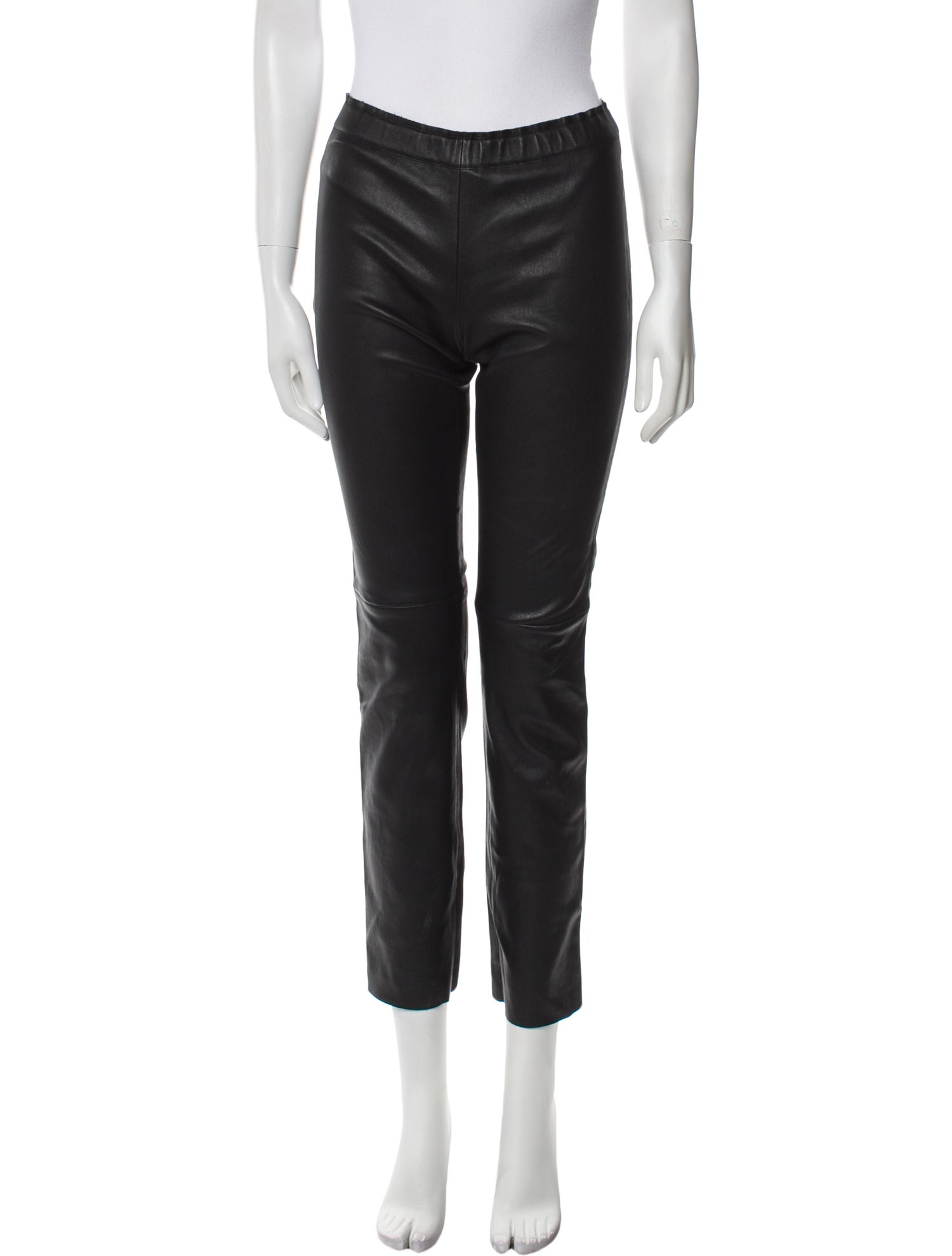 Stouls Lamb Leather Straight Leg Pants