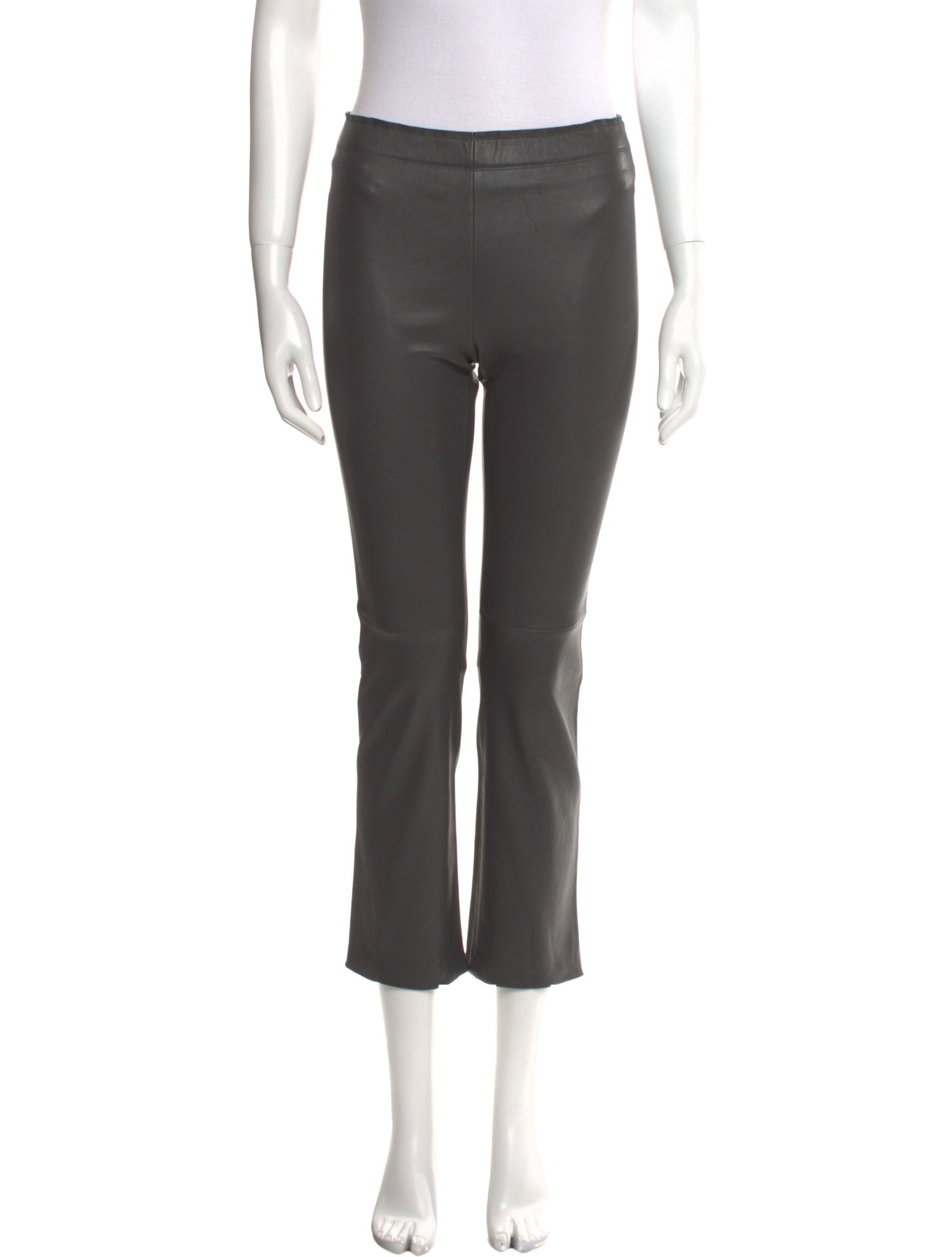 Stouls Lamb Leather Straight Leg Pants
