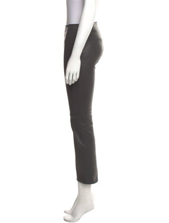 Stouls Lamb Leather Straight Leg Pants