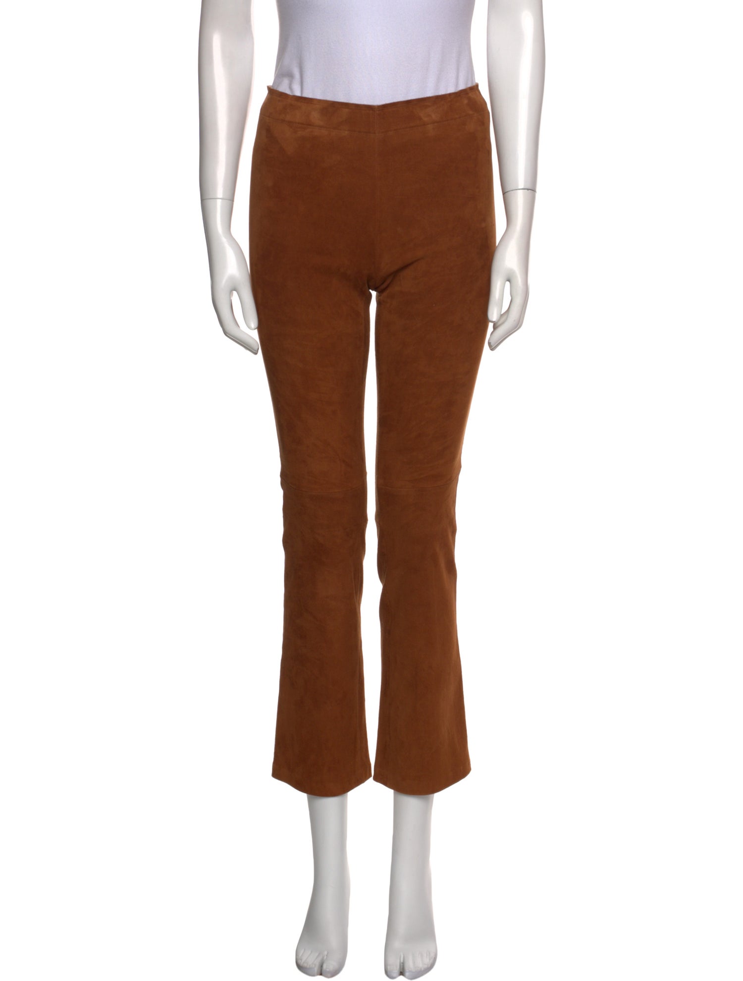 Stouls Lamb Leather Straight Leg Pants