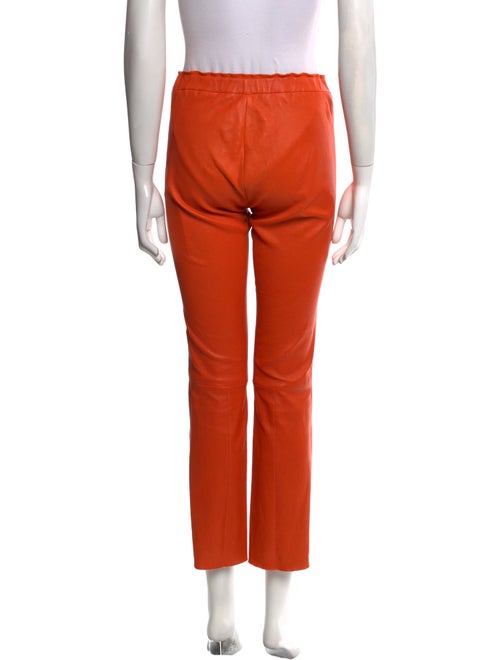 Stouls Lamb Leather Straight Leg Pants