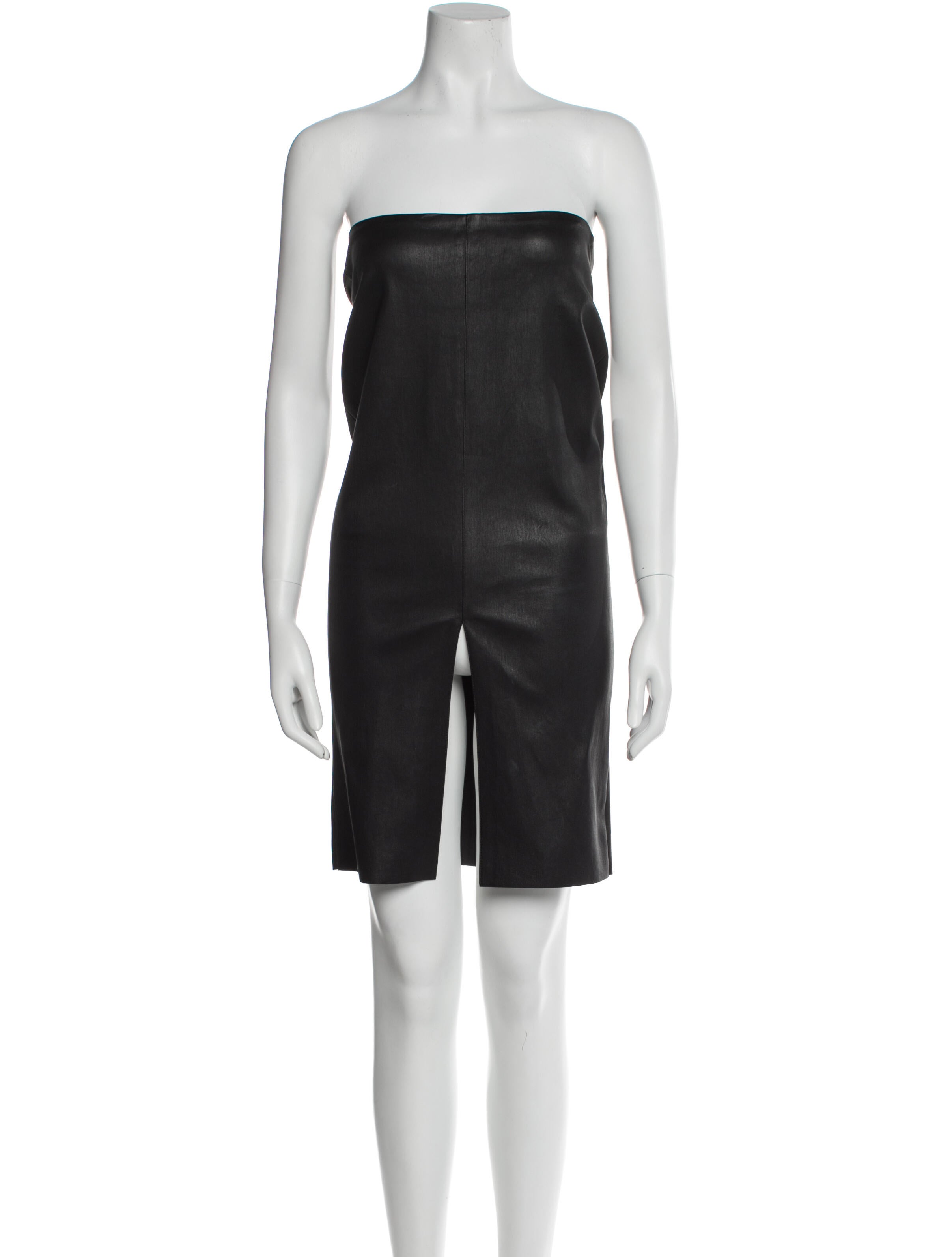 Stouls Leather Knee-Length Skirt