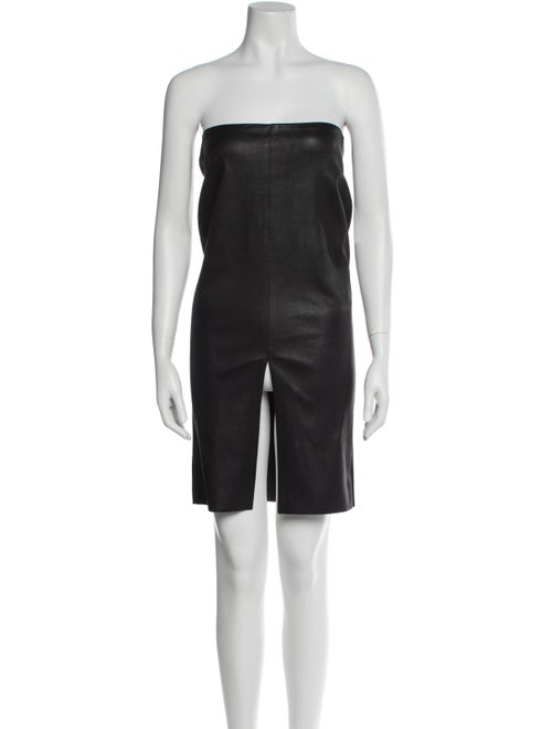 Stouls Leather Knee-Length Skirt