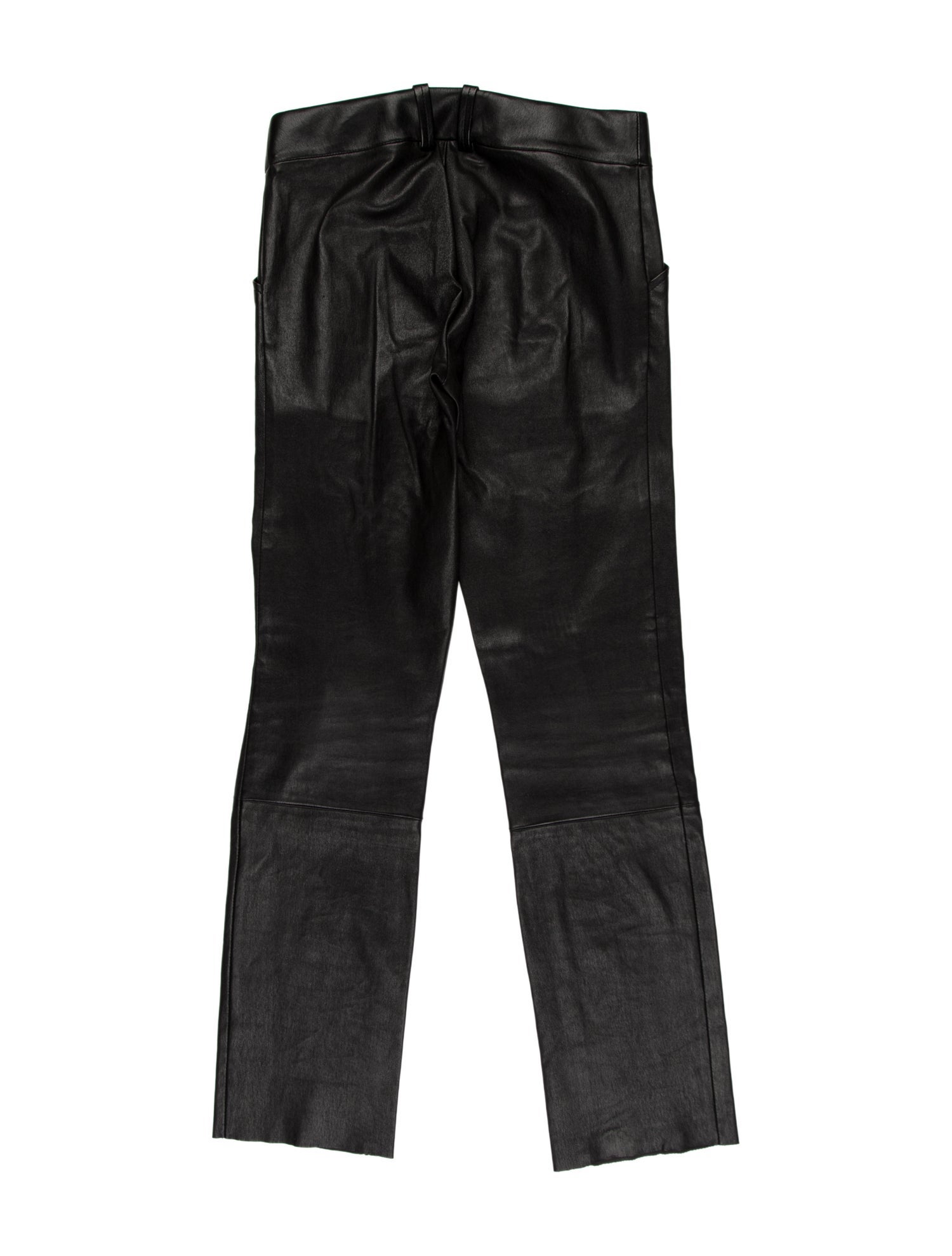 Stouls Lamb Leather Straight Leg Pants