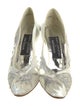 Stuart Weitzman Mesh Lace Pattern Pumps