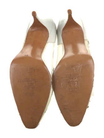 Stuart Weitzman Mesh Lace Pattern Pumps