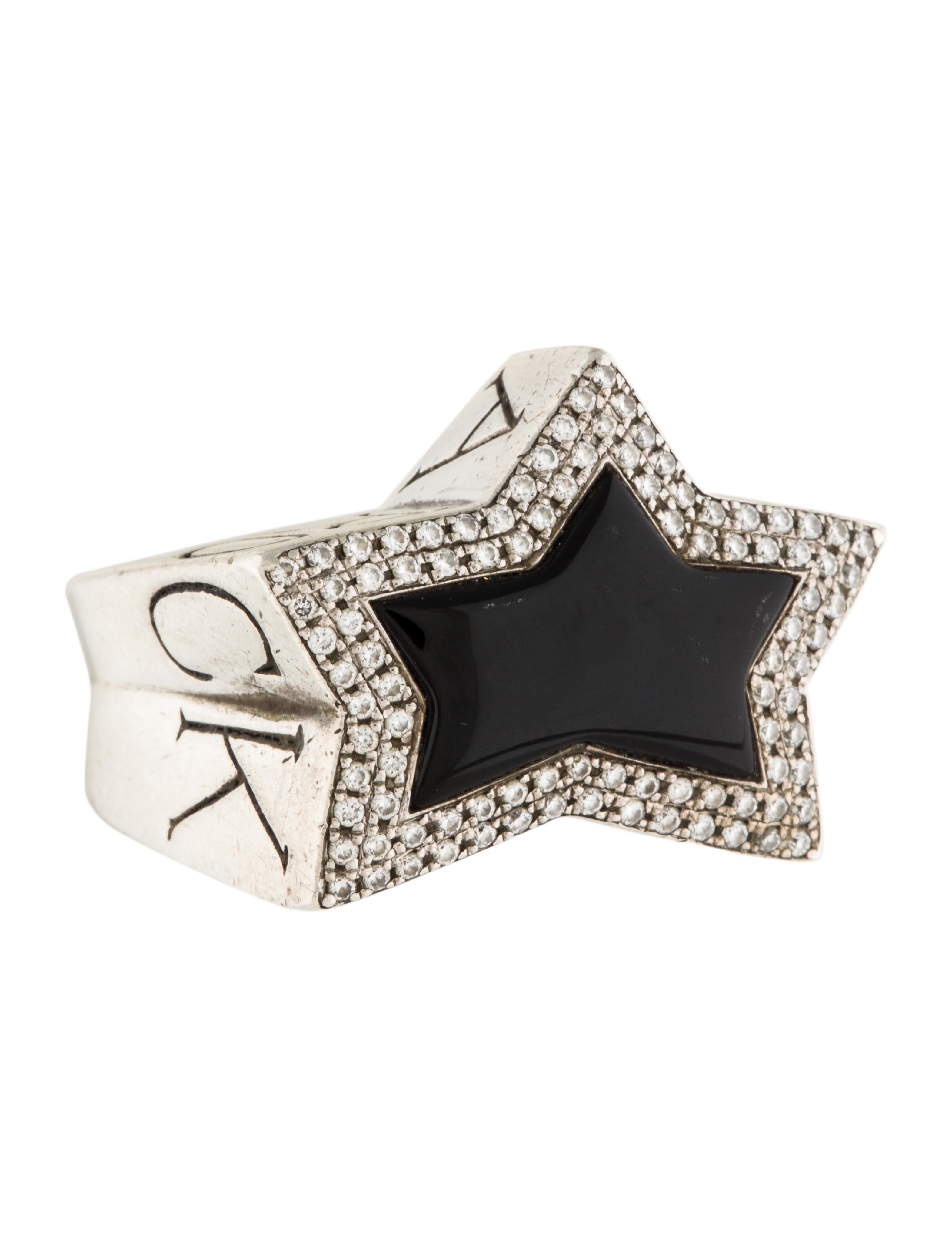 Stephen Webster Onyx & Diamond Thorn Rockstar Ring
