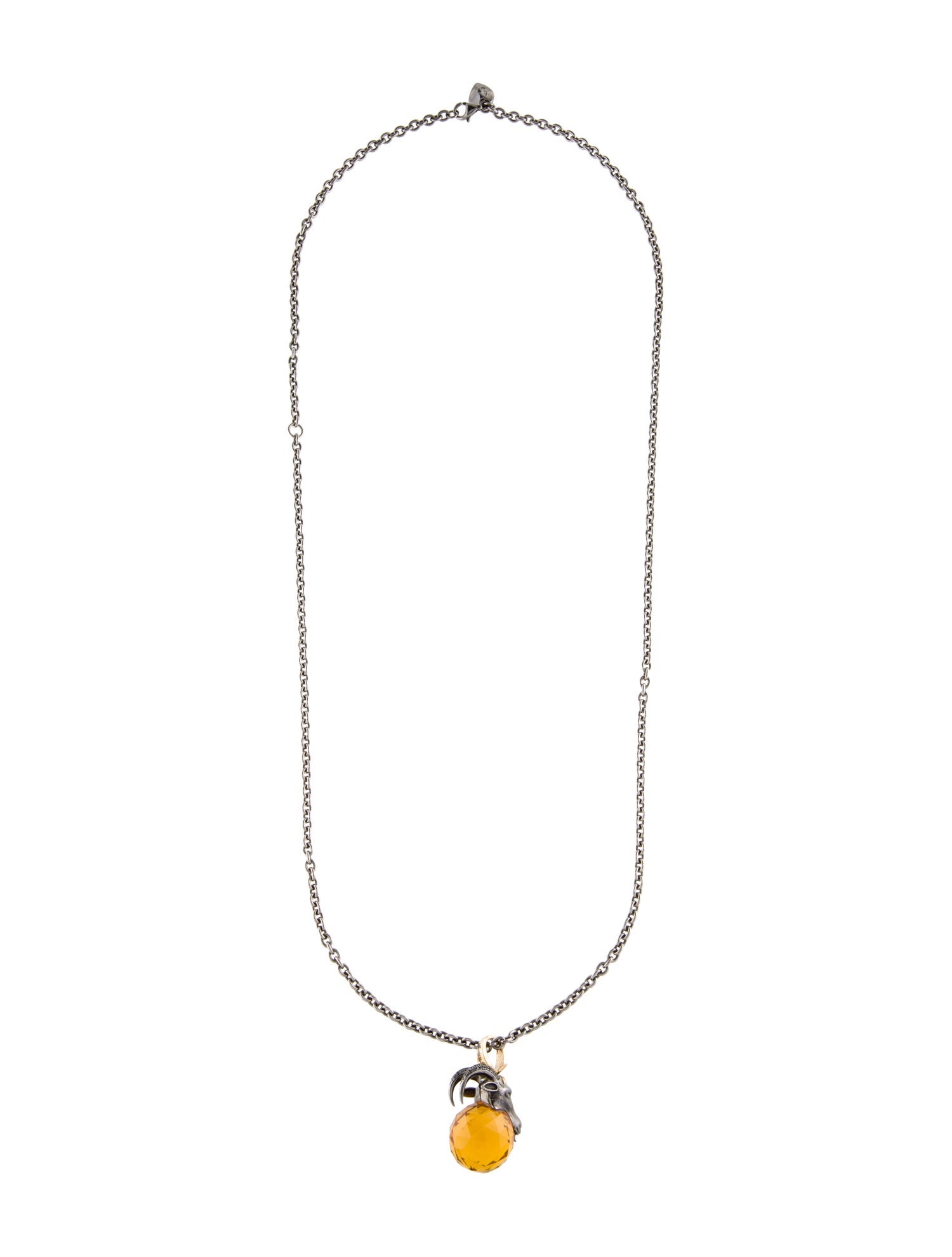 Stephen Webster Crystal & Diamond Capricorn Pendant Necklace