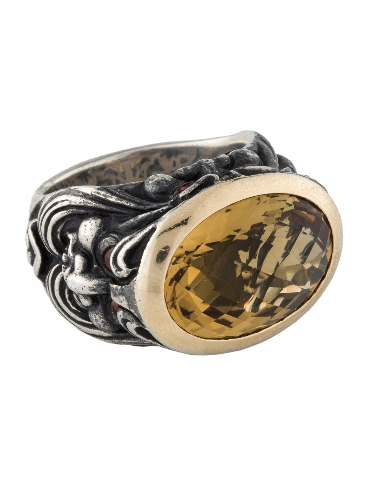 Stephen Webster Citrine Mask Cocktail Ring