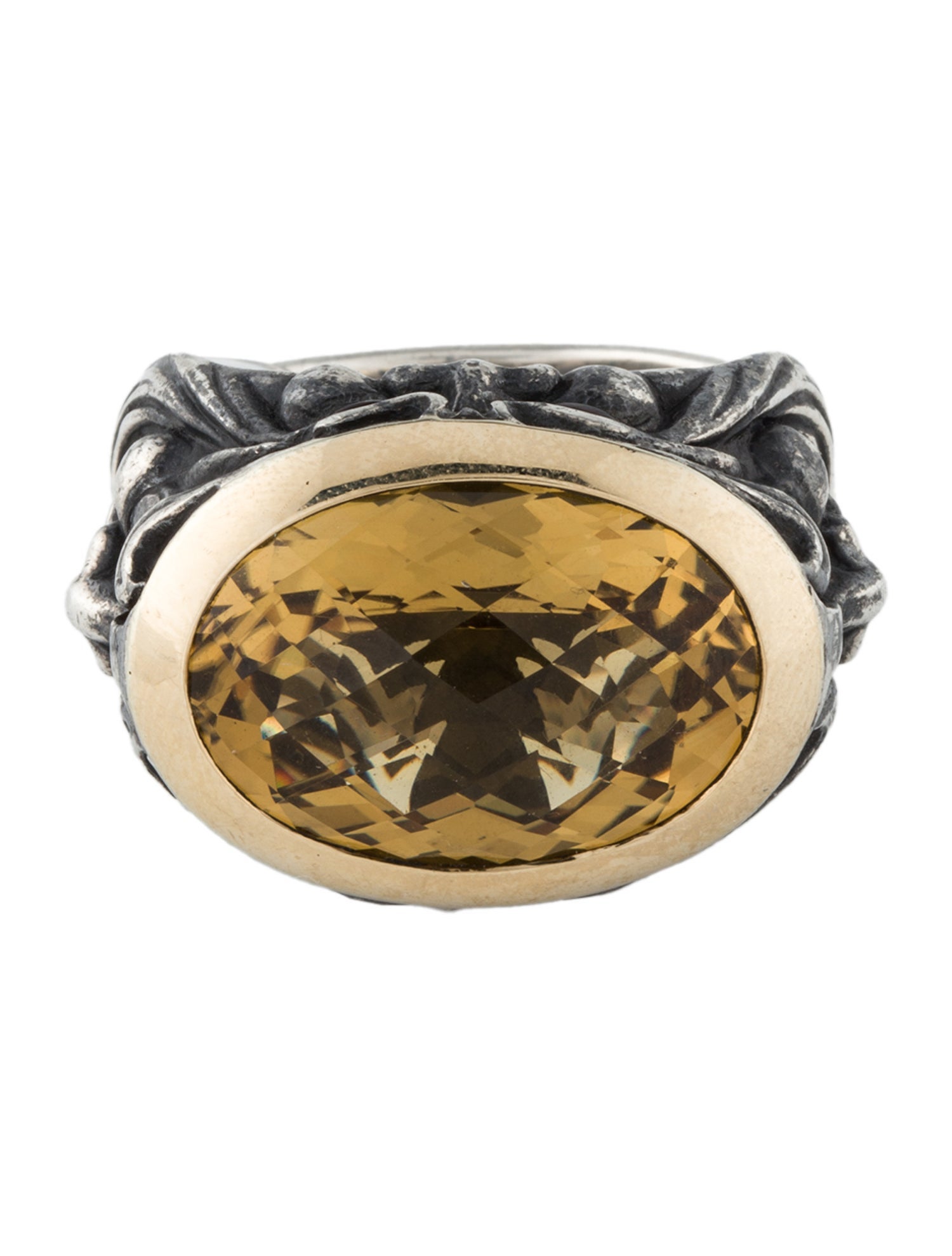 Stephen Webster Citrine Mask Cocktail Ring