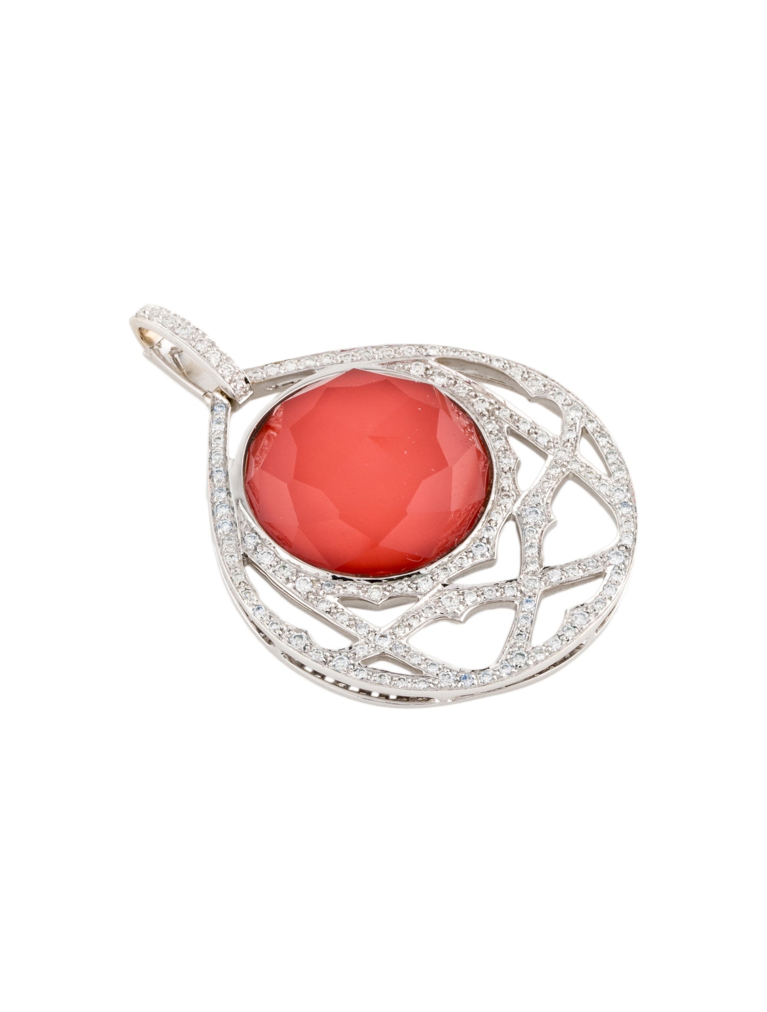 Stephen Webster 18K Crystal Haze and Diamond Pendant