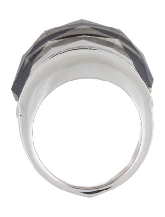 Stephen Webster 18K Quartz Doublet & Diamond Classic Crystal Haze Ring