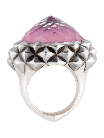 Stephen Webster Mother Of Pearl & Quartz Doublet Superstud Cocktail Ring