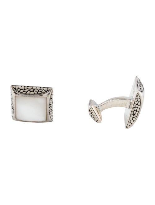 Stephen Webster Mother of Pearl Rayman Square Cufflinks