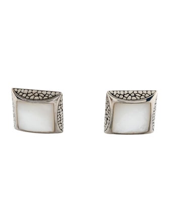 Stephen Webster Mother of Pearl Rayman Square Cufflinks