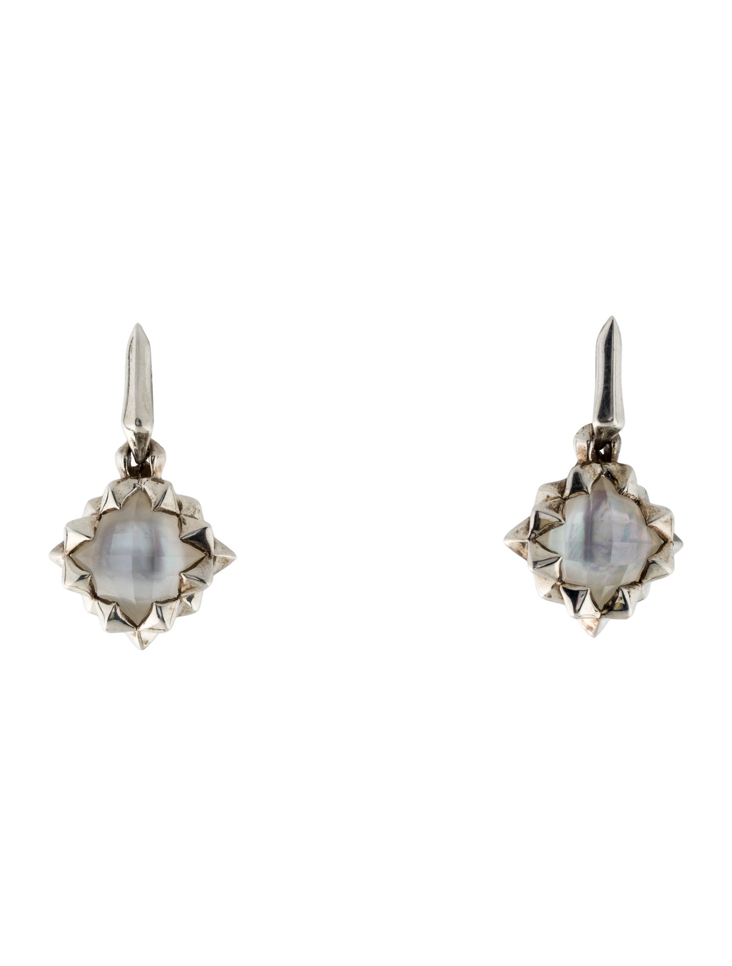 Stephen Webster Mother of Pearl & Quartz Doublet Drop Earrings