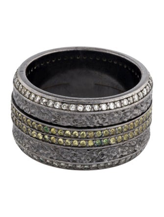 Stephen Webster Diamond & Sapphire Spinner Band