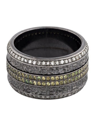 Stephen Webster Diamond & Sapphire Spinner Band