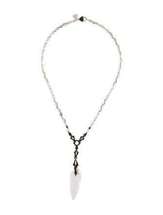Stephen Webster 18K Quartz & Sapphire Pendant Necklace