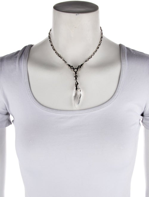 Stephen Webster 18K Quartz & Sapphire Pendant Necklace