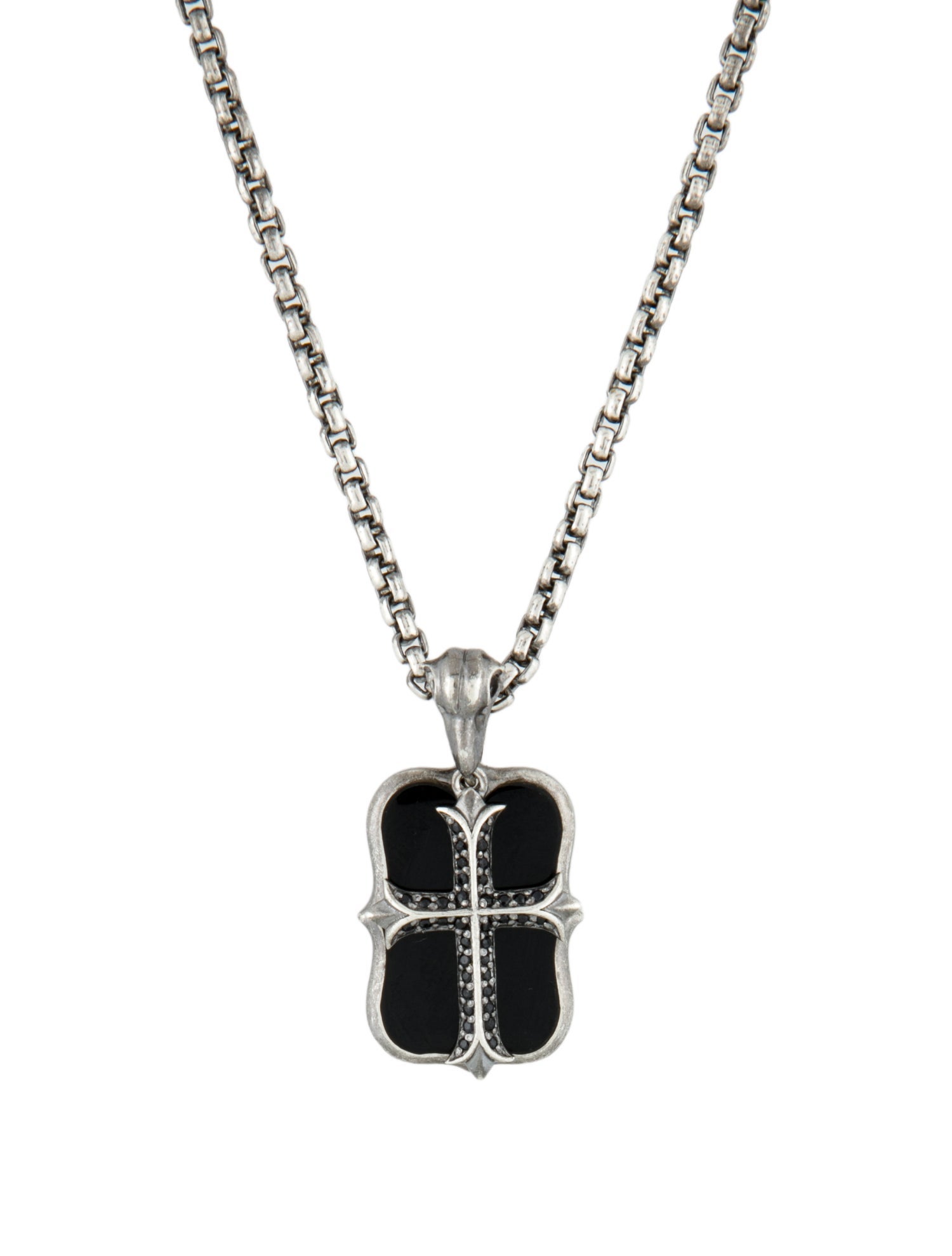 Stephen Webster Sapphire, Spinel & Onyx Pendant Neacklace