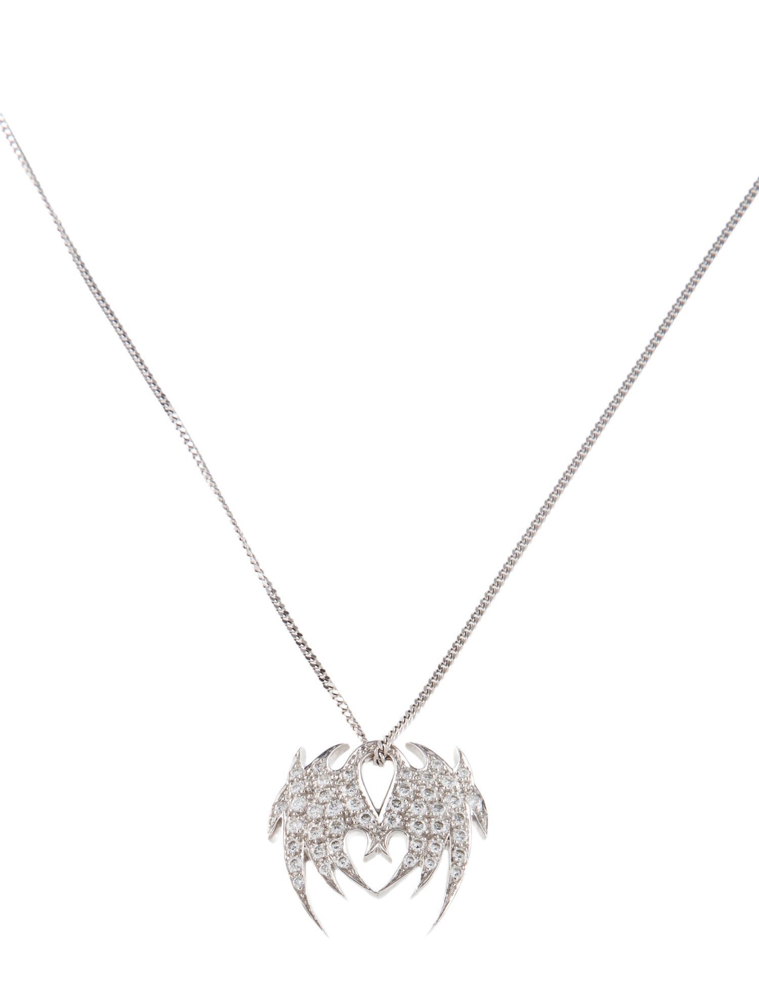 Stephen Webster 18K Diamond Wings Pendant Necklace
