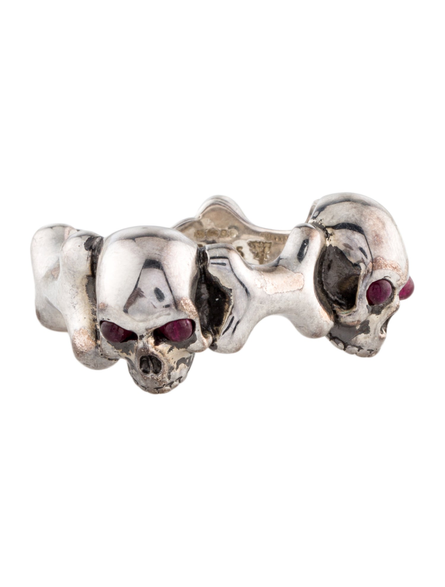 Stephen Webster Ruby Skull & Bones Band