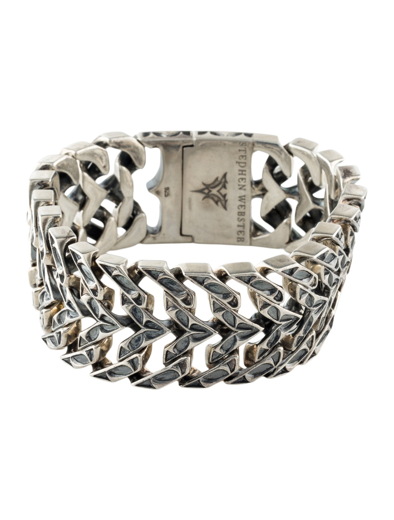 Stephen Webster Thorn Double Curb Chain Bracelet