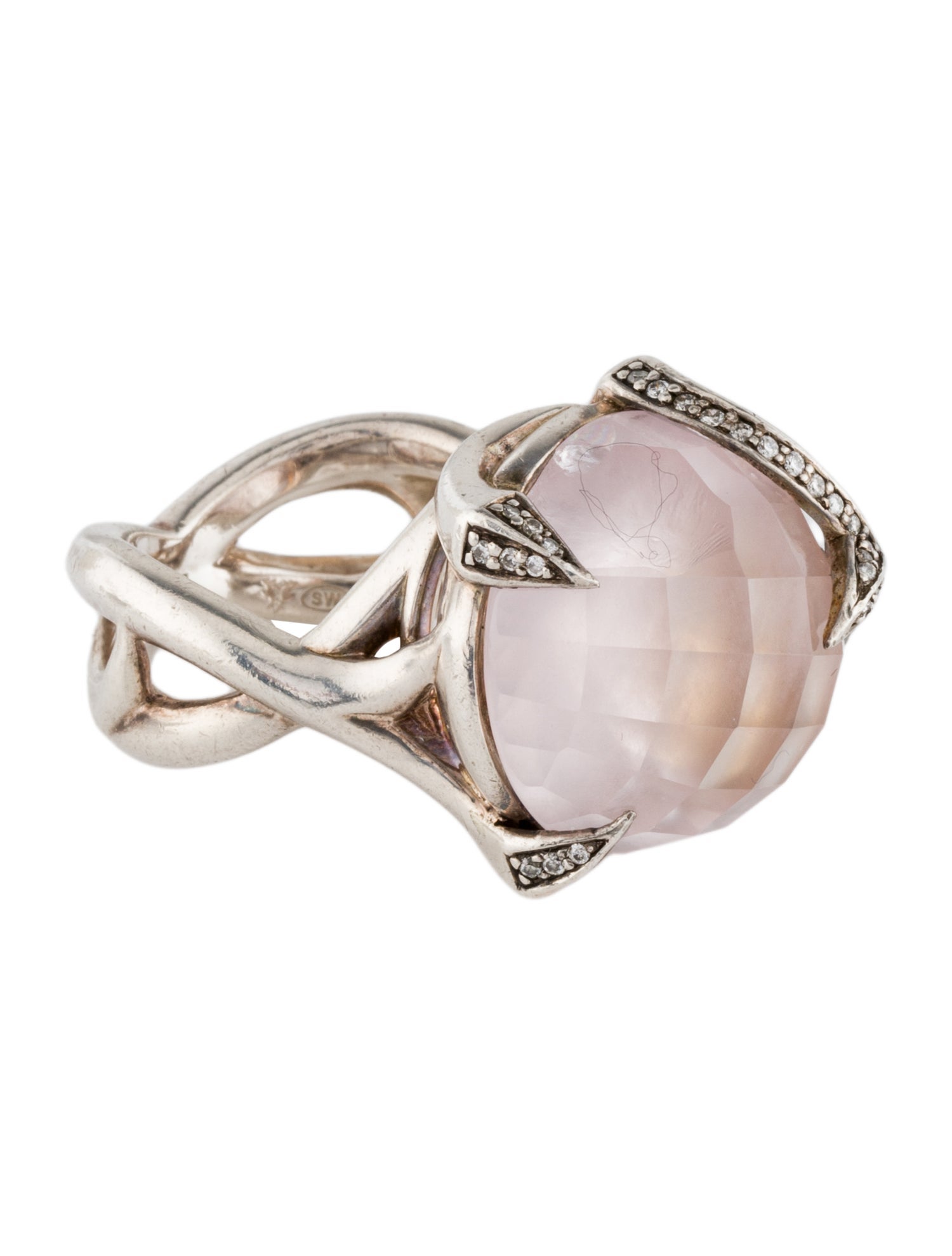 Stephen Webster Quartz & Diamond Fierce Rapture Cocktail Ring