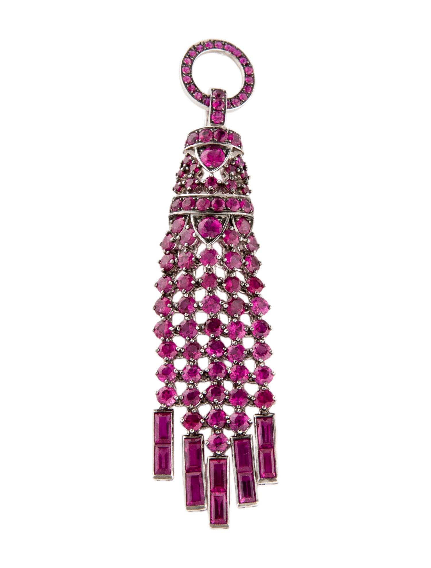 Stephen Webster 18K 4.27ctw Ruby Fringe Pendant