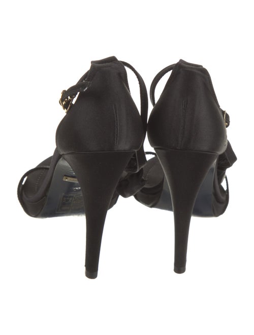 Suecomma Bonnie Satin Beaded Accents T-Strap Pumps