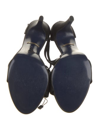 Suecomma Bonnie Satin Beaded Accents T-Strap Pumps