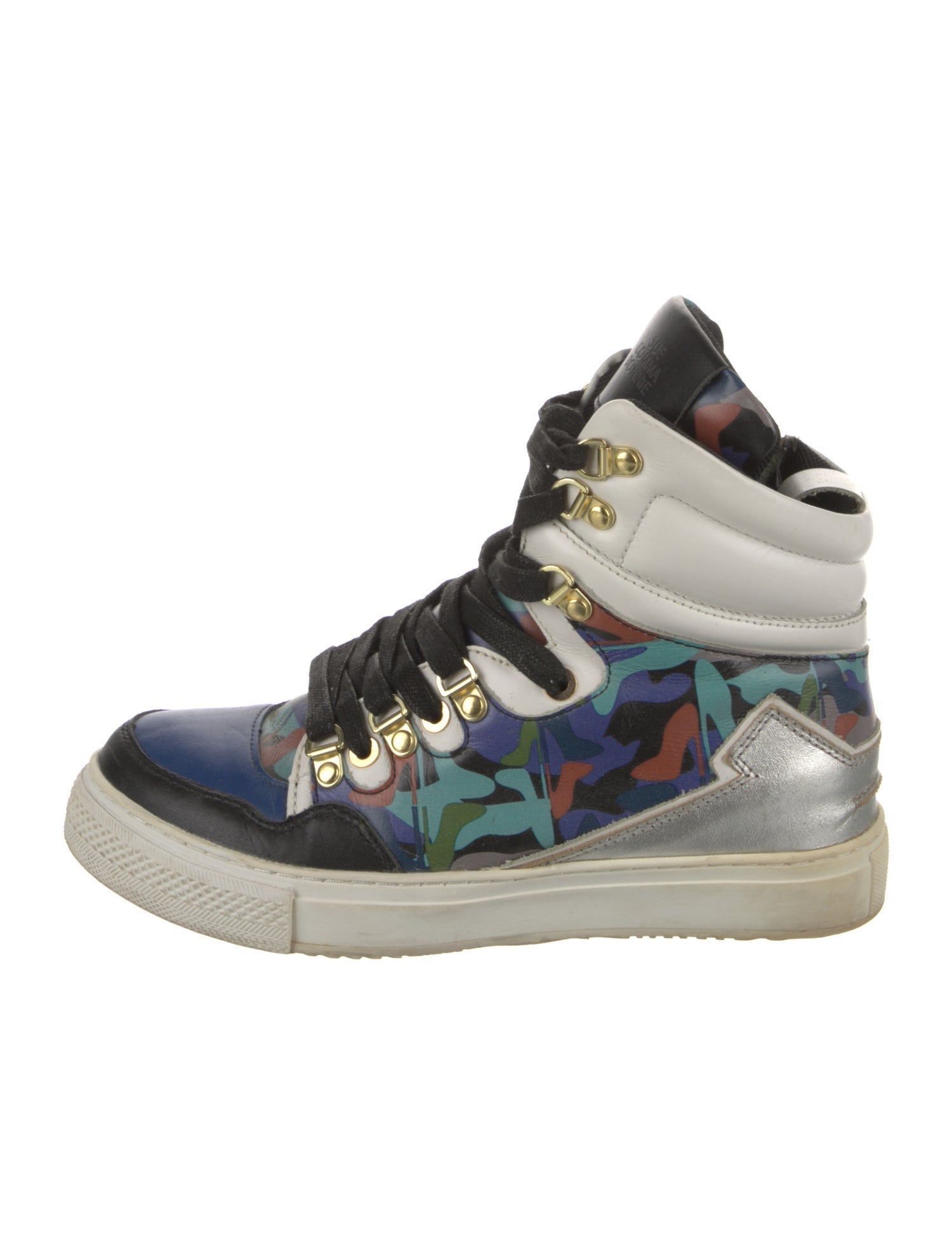 Suecomma Bonnie Leather Striped Sneakers