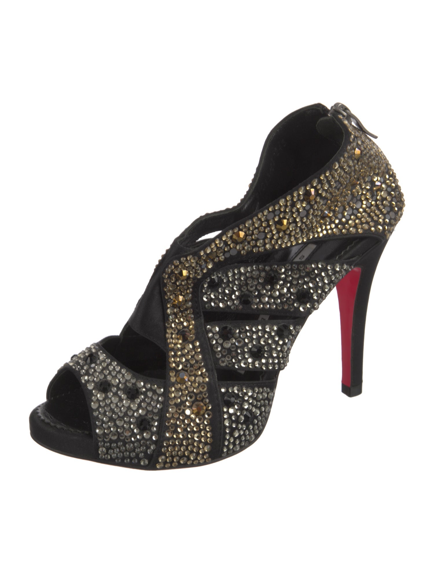 Suecomma Bonnie Canvas Crystal Embellishments Mules