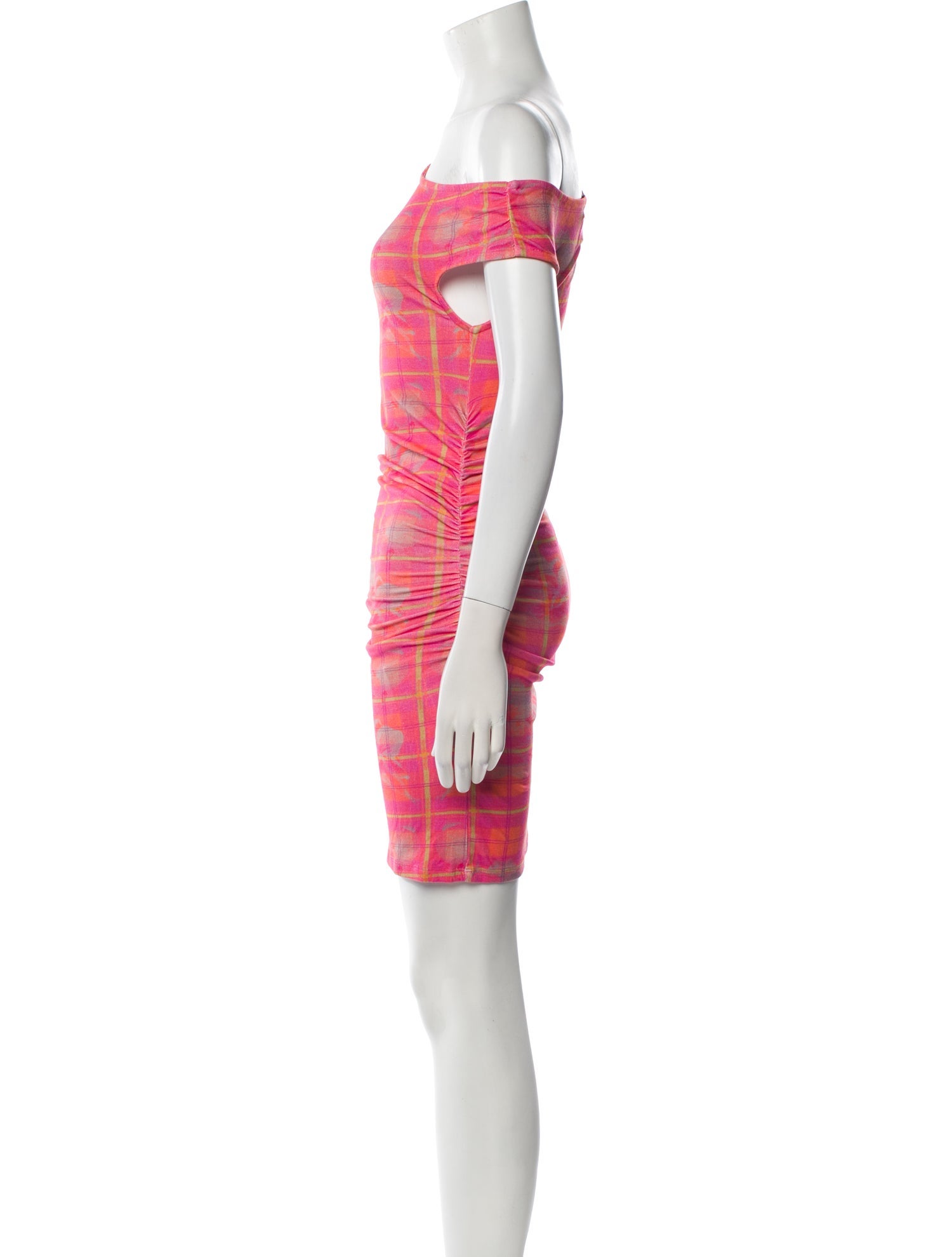 Summa Plaid Print Mini Dress