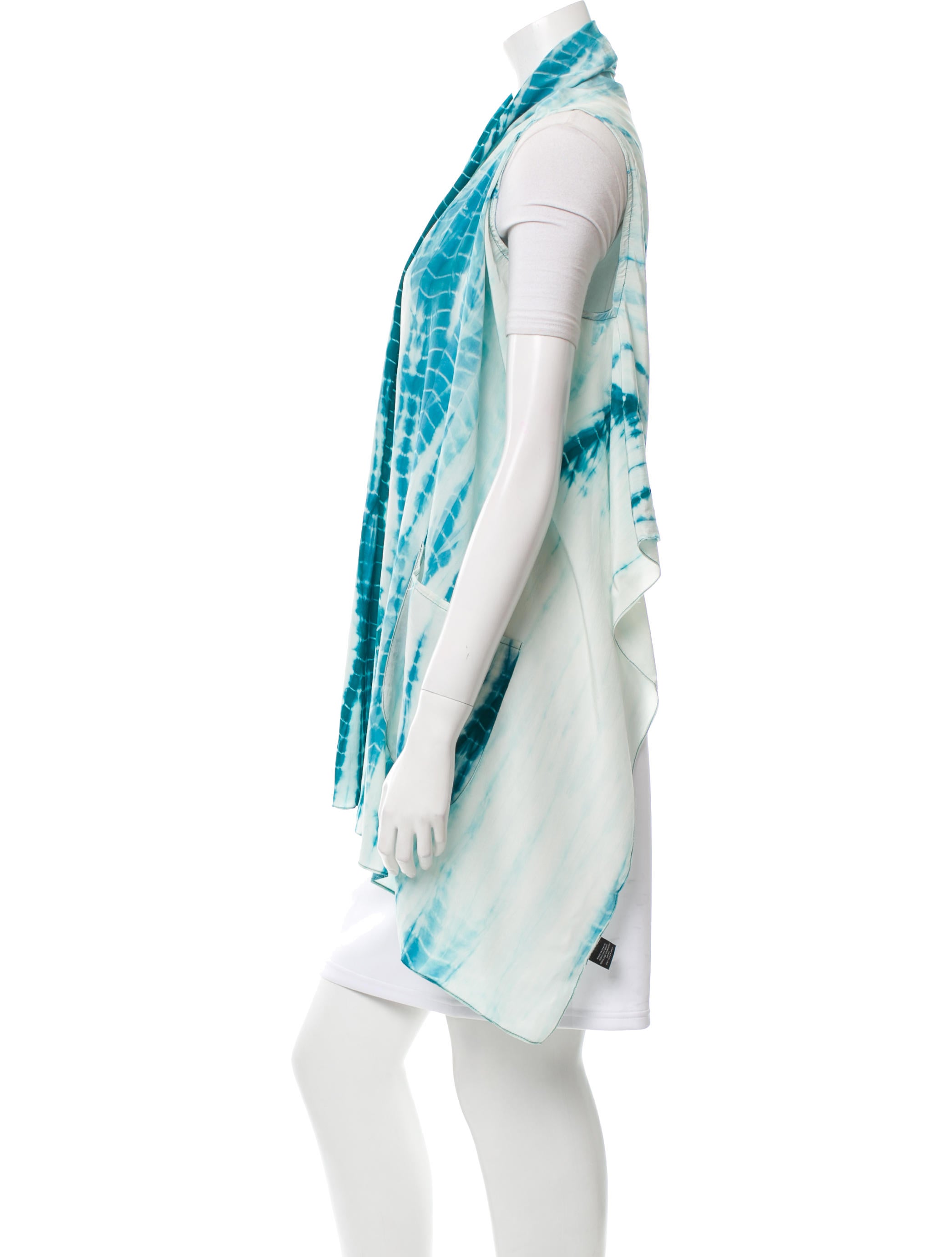 Suno Printed Silk Vest