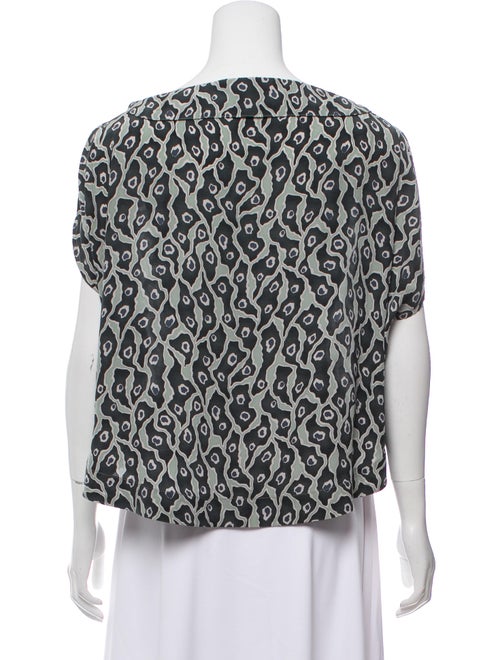 Suno Silk Printed Top