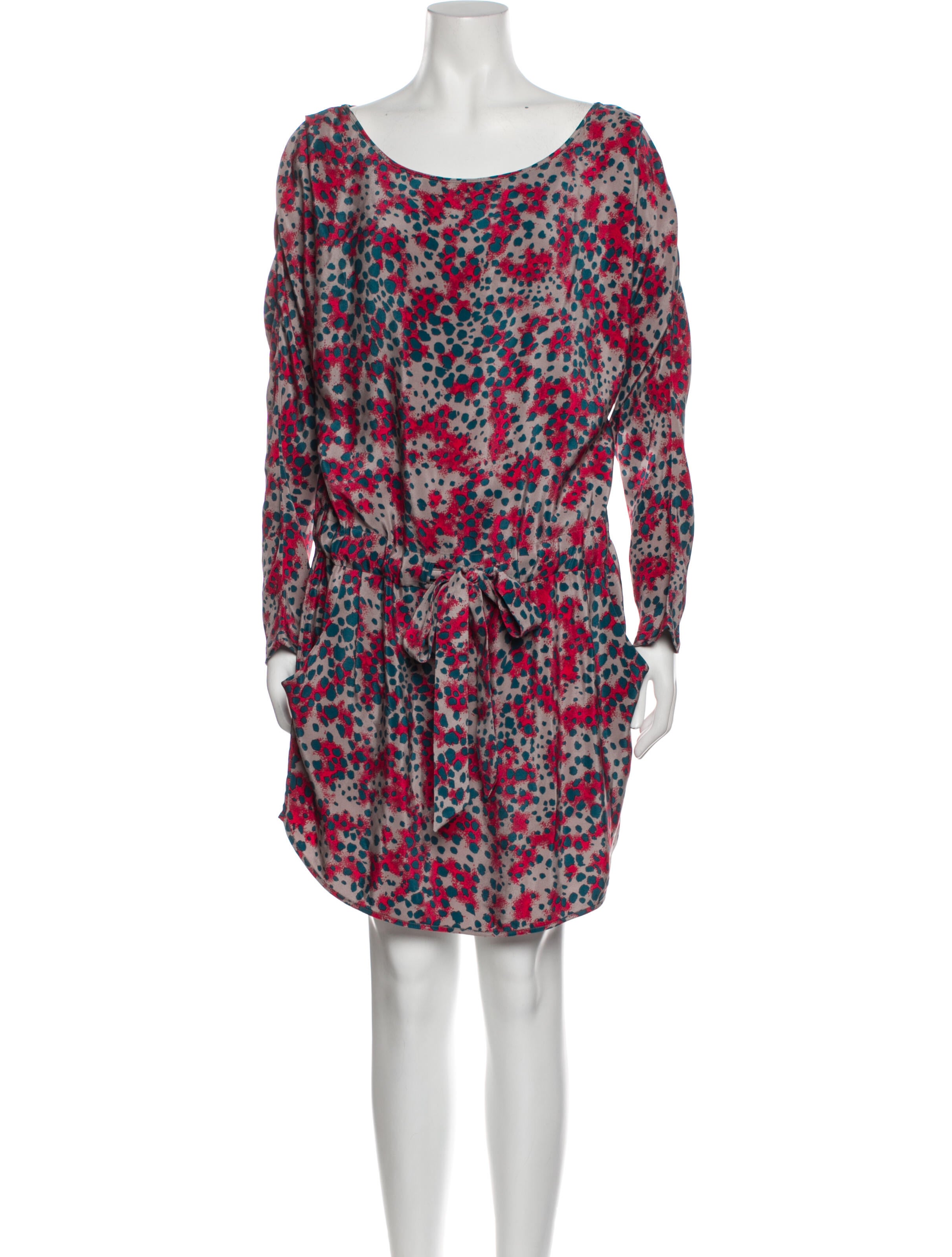 SUNO silk dress main image 1