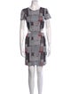 Suno Printed Mini Dress