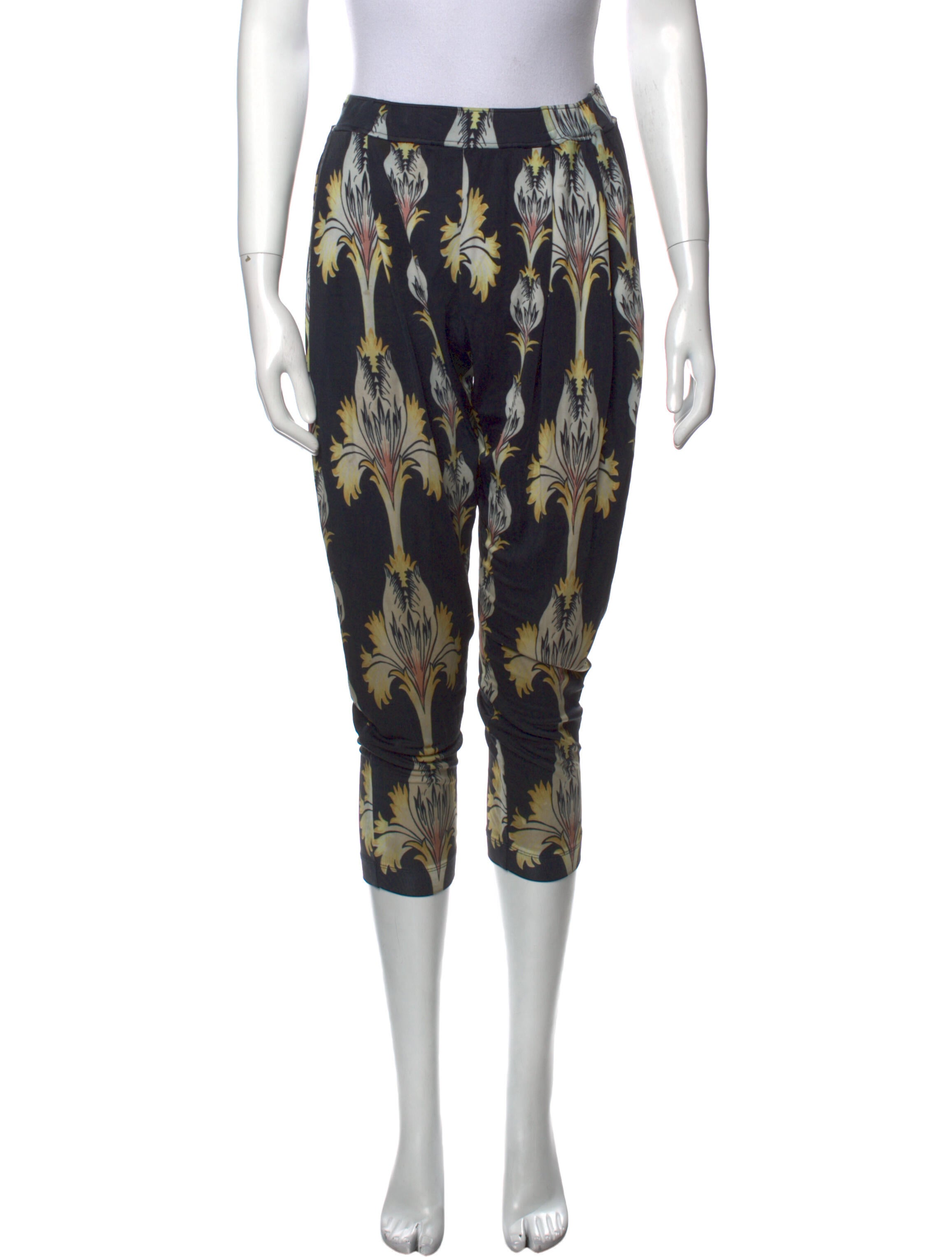 Suno Printed Skinny Leg Pants