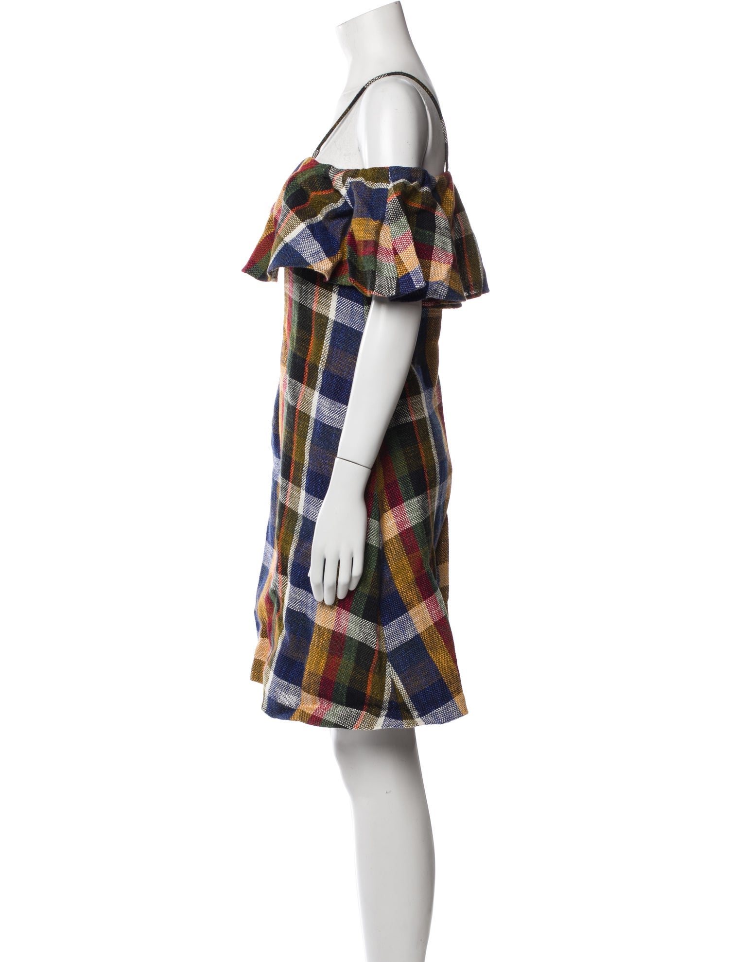 Suno Plaid Print Knee-Length Dress w/ Tags