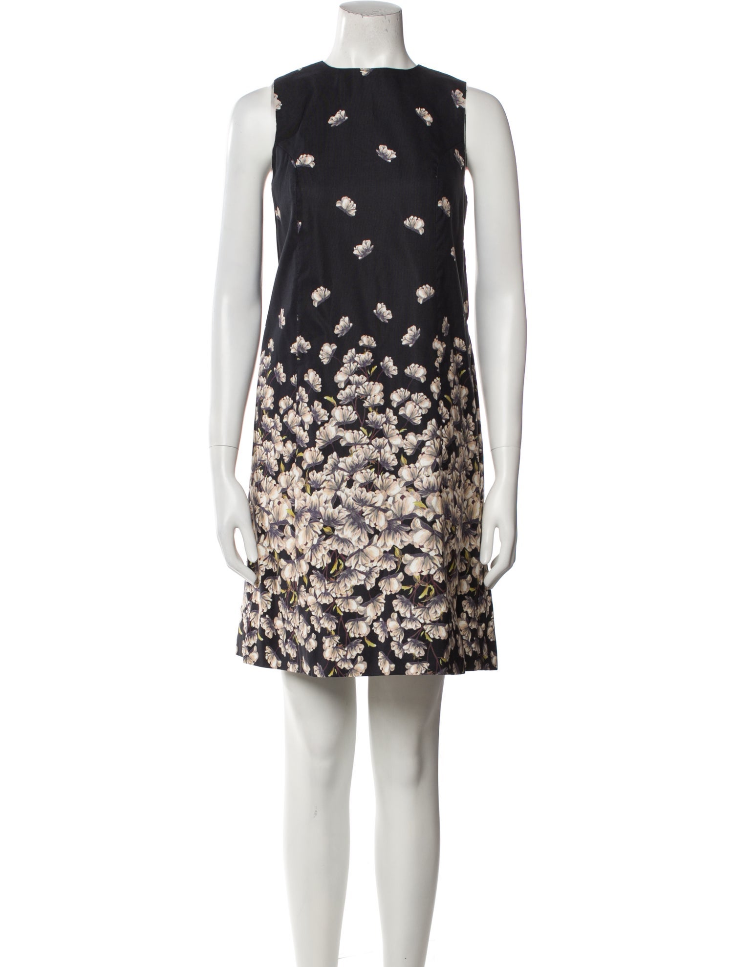 Suno Floral Print Mini Dress