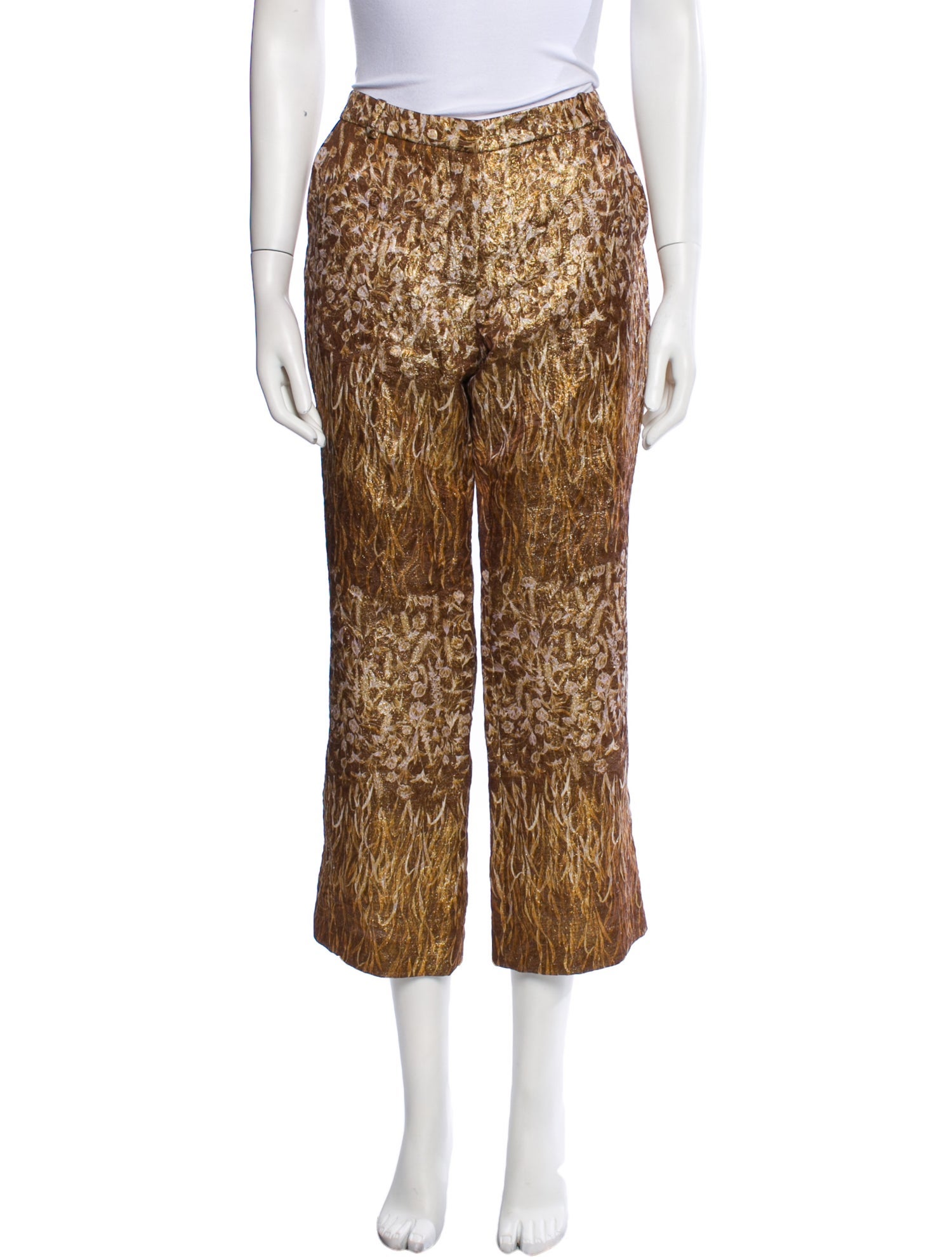 Suno Printed Straight Leg Pants