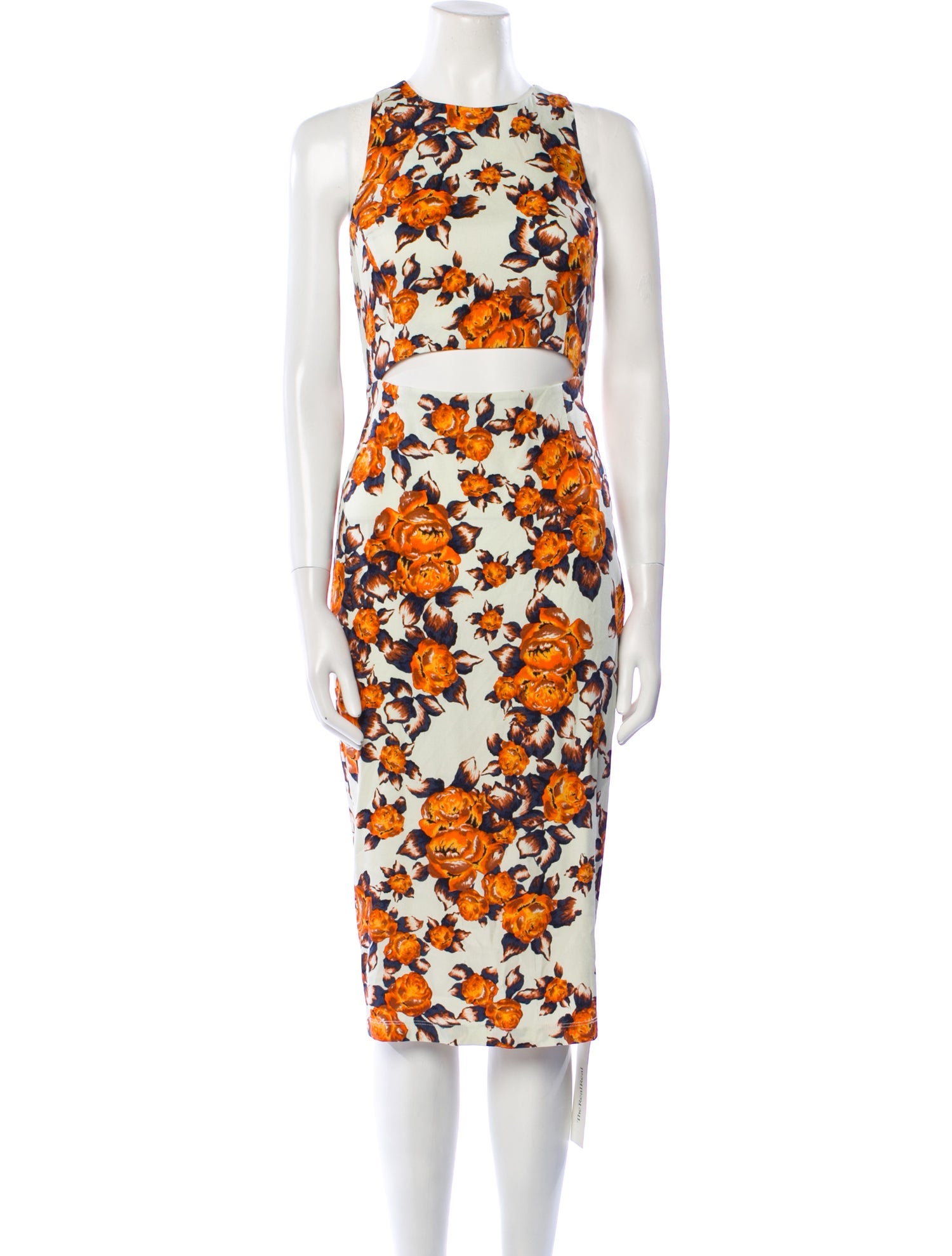 Suno Silk Midi Length Dress